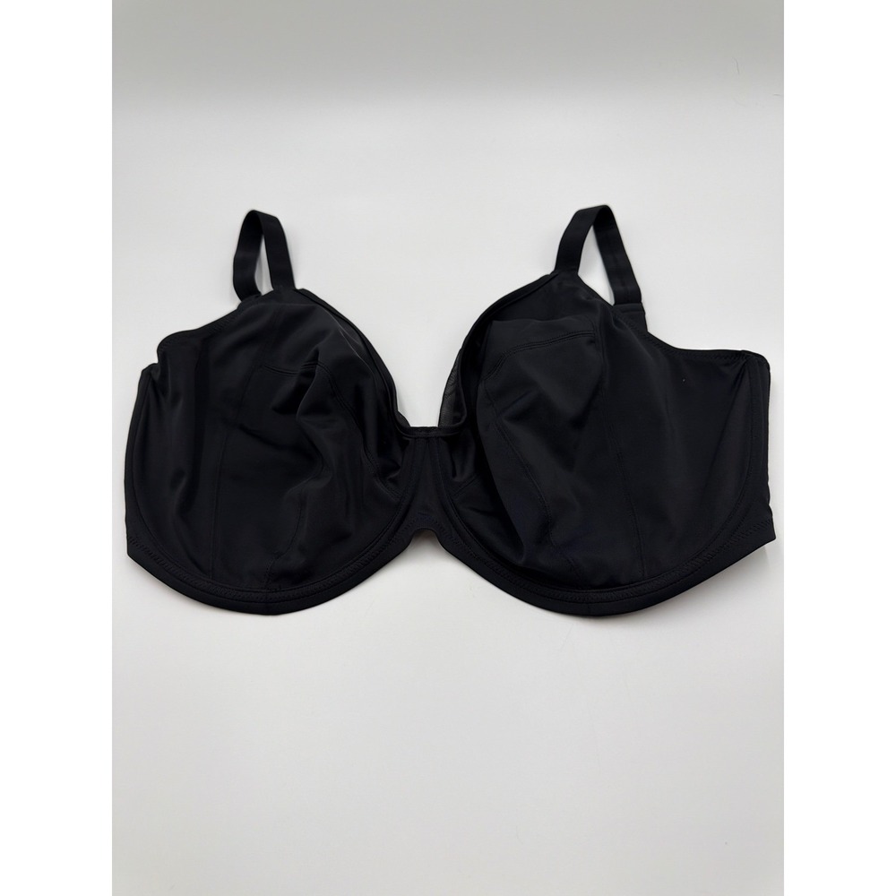 38 N Elomi Cate EL4030 Black Full Coverage Underwire Side Support Bra Womens